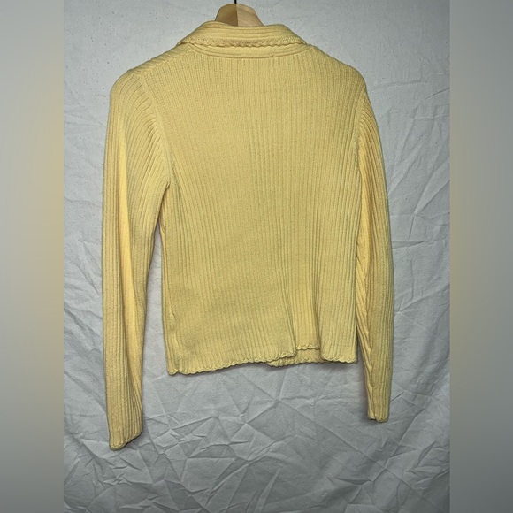 🧥💛 Vintage Jessica Sport Ribbed Knit Cardigan 💛🧥 - Picture 3 of 4